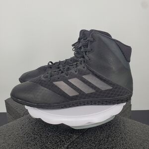 Adidas Mat Wizard 4 Wrestling Shoes Men’s Size 13 Black Carbon AC6971 MMA Boxing